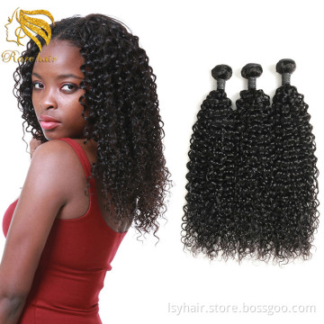 Wedding Party 100 Percent Human Hair Weave Bundles With Frontals, 10A Brazilian Bohemian Curls Hair Extensions
